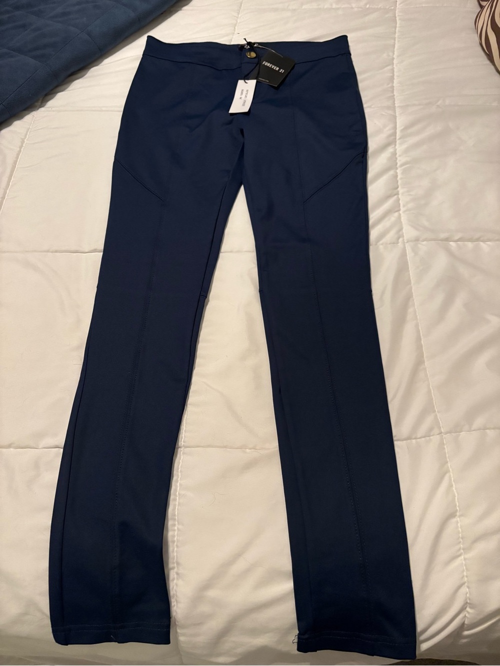 Forever 21 Navy Blue Skinny Pants